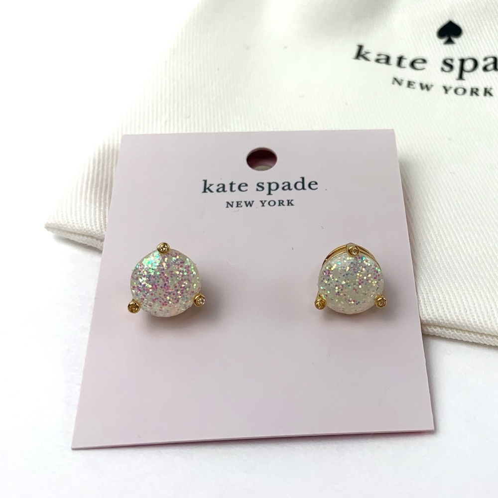 Kate Spade Glitter Stud Earrings